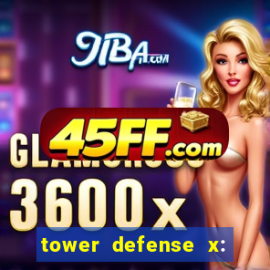 tower defense x: beta codes